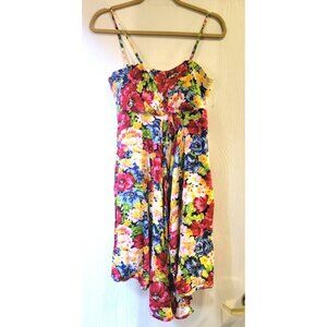 NWT Lucy in Paris S Poppy Sweetheart Neckline Sun Dress 122984